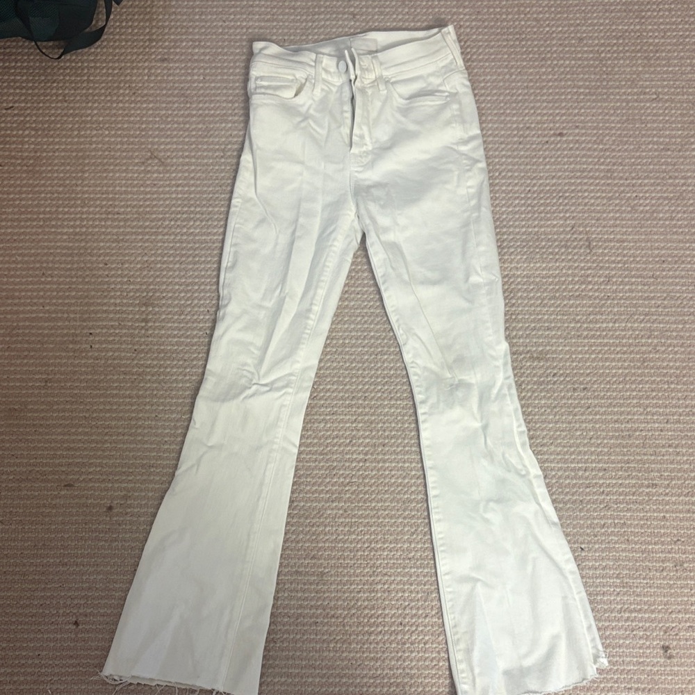 MOTHER White Denim Jeans